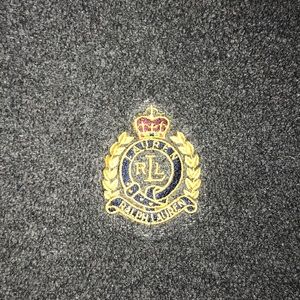 Ralph Lauren quarter zip with emblem